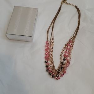 Ali Khan New York Rose & Gold Necklace